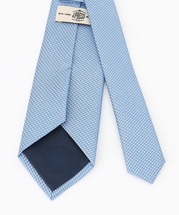 J.PRESS MEN タッサーシルク ネクタイ サックスブルー系