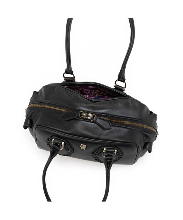 ANNA SUI ジーナ ハンドバッグ クロ