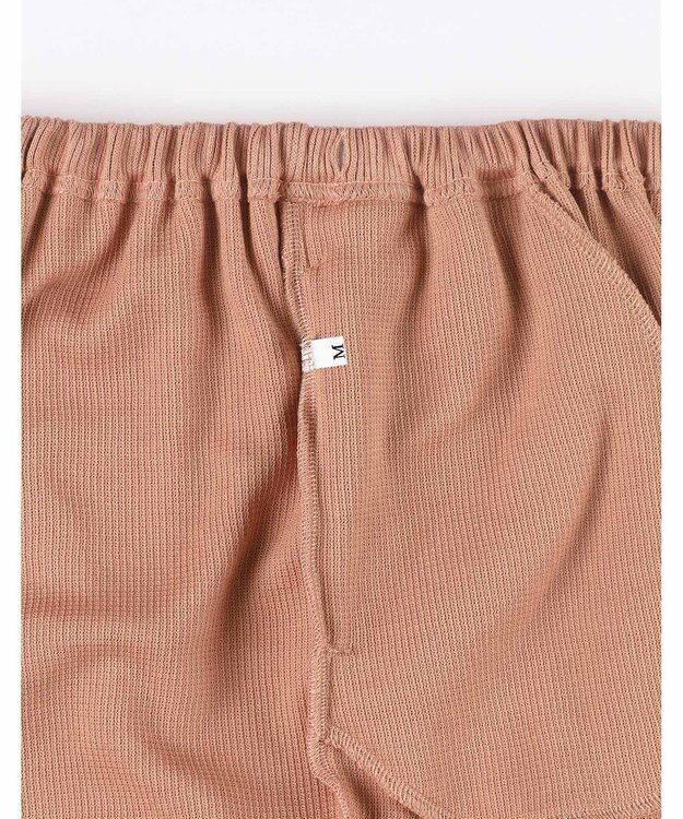 une nana cool 【綿混】ソフトコットンリブ 長袖開襟パジャマ MADE WITH LIBERTY FABRIC ピンク