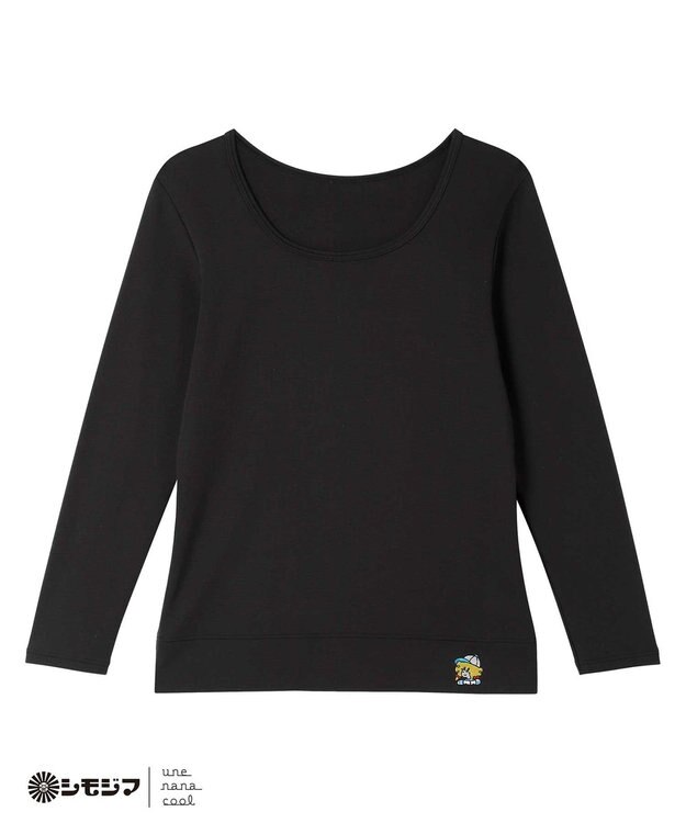une nana cool MADE WITH シモジマ 裏起毛　シャツ ブラック