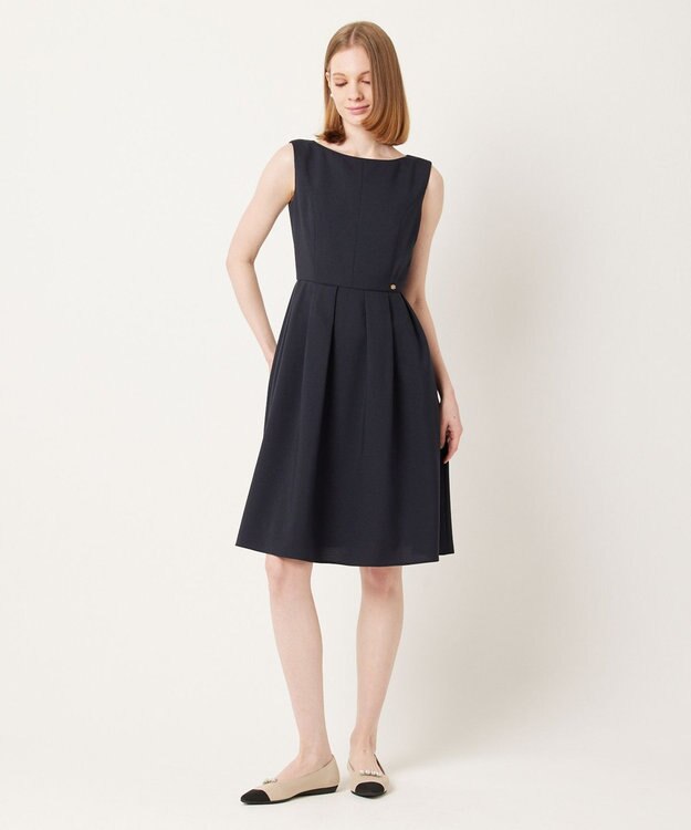 TOCCA 【大人百花掲載】【洗える】FIRST SPRING ドレス ネイビー系