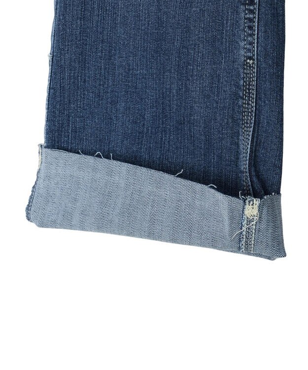 earth music&ecology セルフカットセミフレアデニムパンツ Medium Indigo