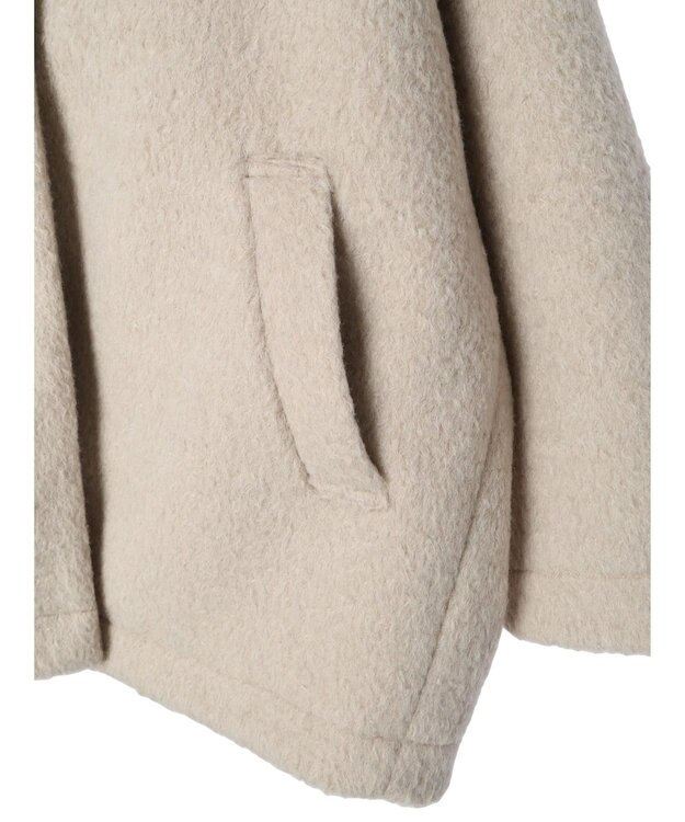 AMERICAN HOLIC シャギーコクーンミディコート Light Beige