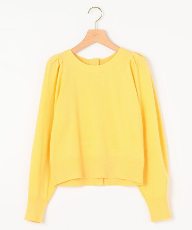 組曲 L 【前後着用可】BOREROタックプルオーバー ニット オレンジ系