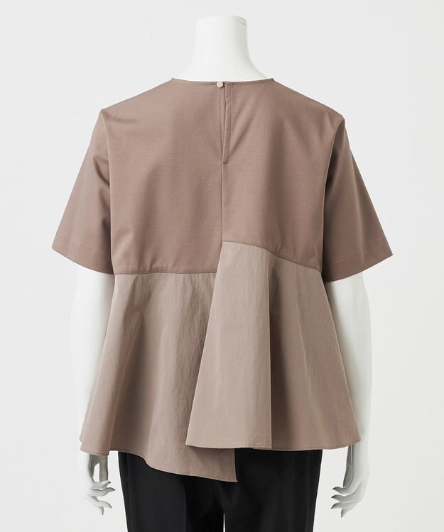 23区 S 【R(アール)】ハイゲージポンチジャージー カットソー グレージュ系