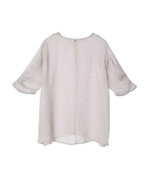 AMERICAN HOLIC 袖コンシャスブラウス Light Gray