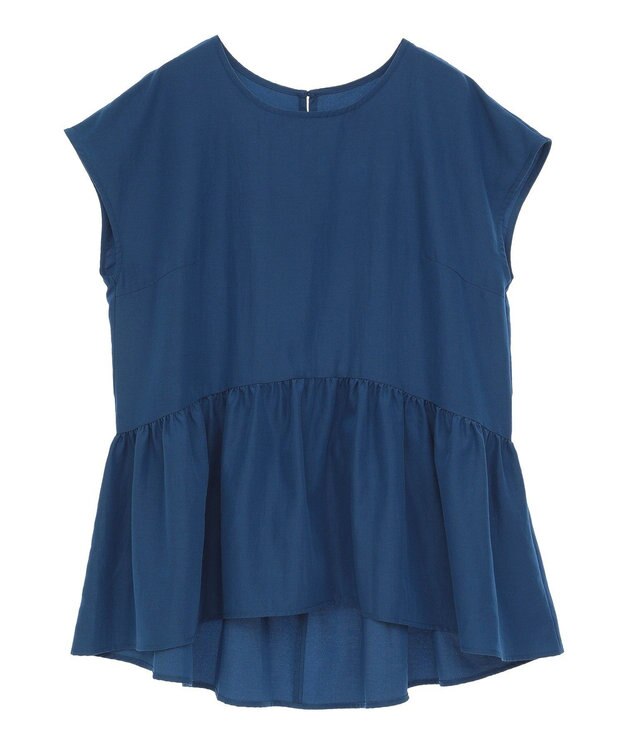 AMERICAN HOLIC ペプラムノースリーブブラウス【WEB限定カラー有り】 Navy