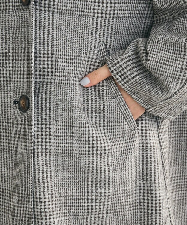 Green Parks オーバージャケットコート（グレンチェック） Glen Check