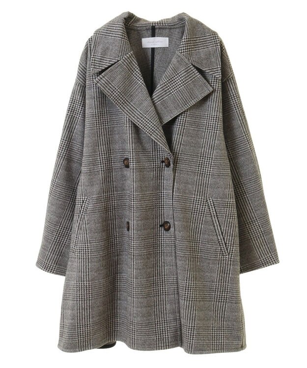 Green Parks オーバージャケットコート（グレンチェック） Glen Check
