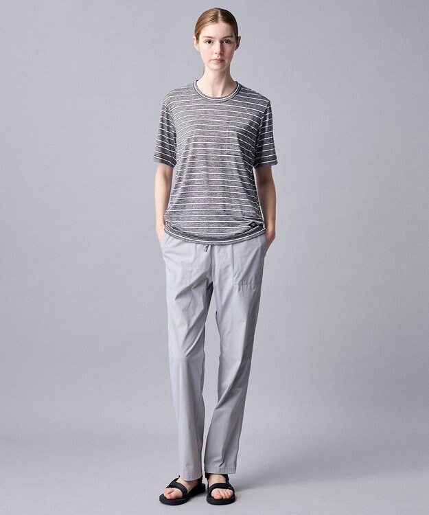 JOSEPH ABBOUD MOUNTAIN 【ストレッチ/接触冷感/ECO撥水】クールイージー パンツ ライトグレー系