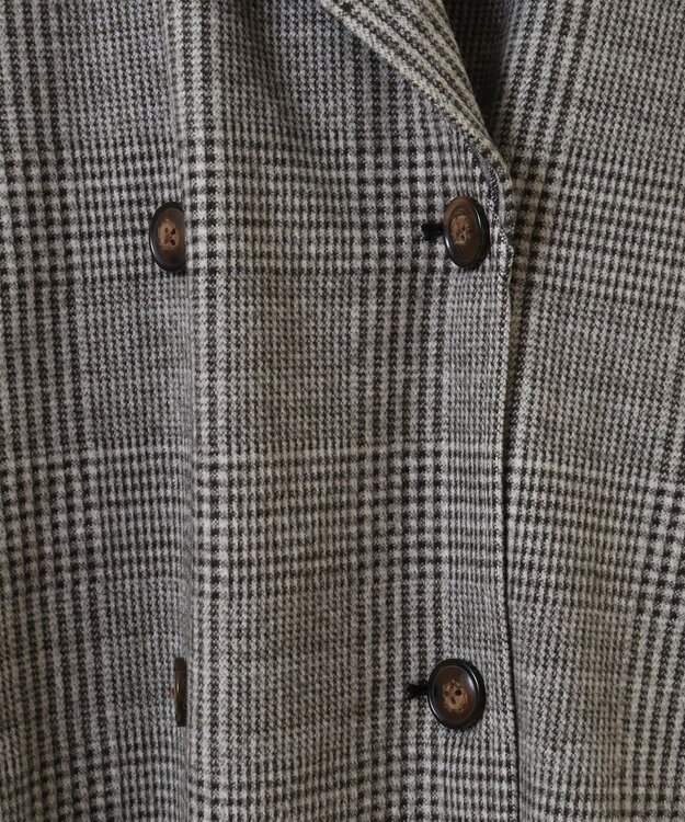 Green Parks オーバージャケットコート（グレンチェック） Glen Check