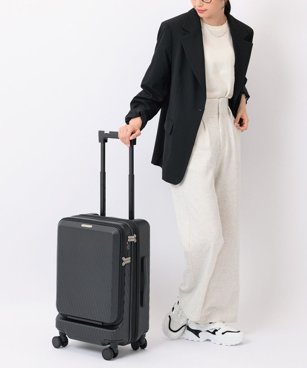ACE BAGS & LUGGAGE 【雑誌掲載】 W&.Day/Night ピーロ スーツケース 機内持ち込みサイズ 32L 05421 ダブルアンドデイナイト ブラック