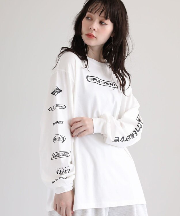 Green Parks ・ＳＵＧＡＲ　ＳＰＯＯＮ　スポーツロゴｐｔロンＴＥＥ Off White