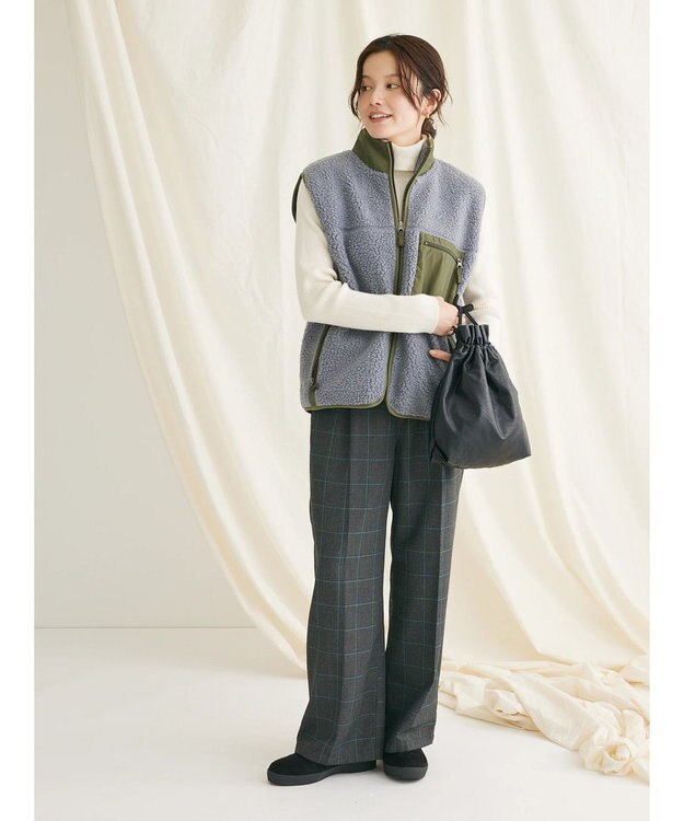 CRAFT STANDARD BOUTIQUE リブタートルネックニットプルオーバー Ivory