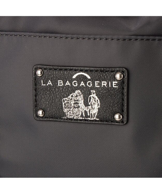 LA BAGAGERIE 10ポケット持ち手付きリュック Lサイズ ダークグレー
