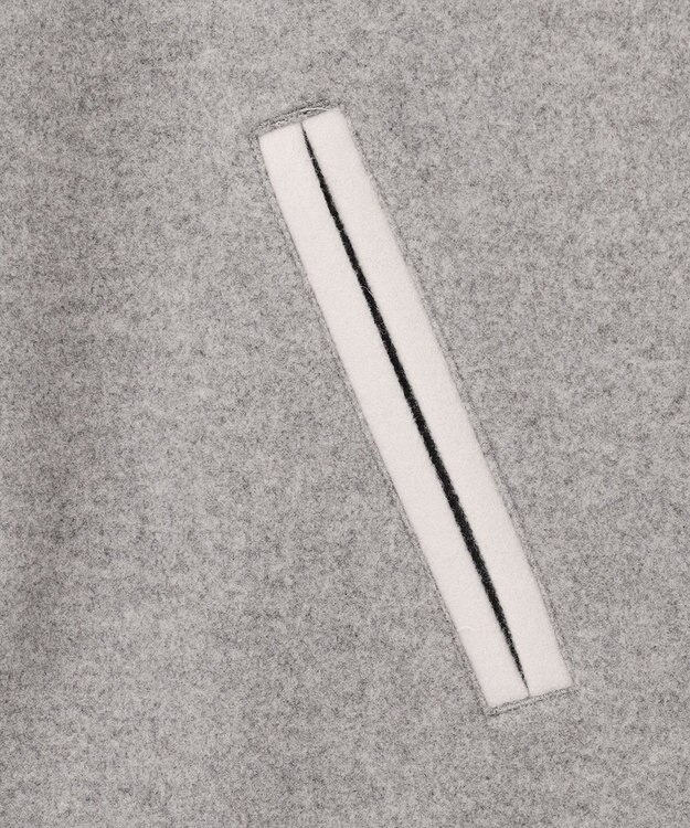 J.PRESS YORK STREET 【WOMEN】NEEDLE JERSEY オーバーサイズスタジャン ライトグレー系