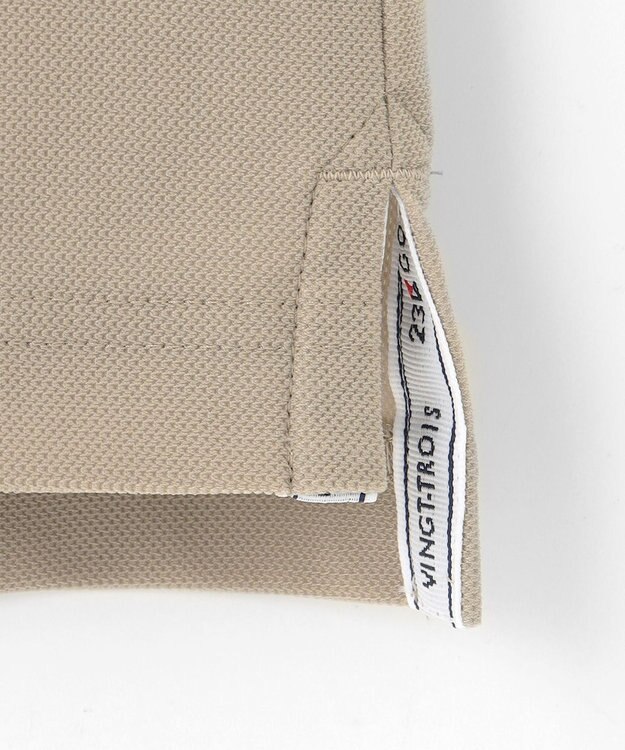 23区GOLF 【MEN】機能に優れた新素材「AIR TOOL」ポケットポロシャツ ベージュ系