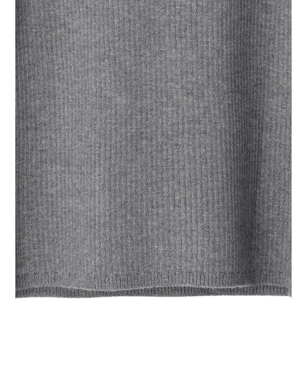 CRAFT STANDARD BOUTIQUE リブタートルネックニットプルオーバー Gray Mixture