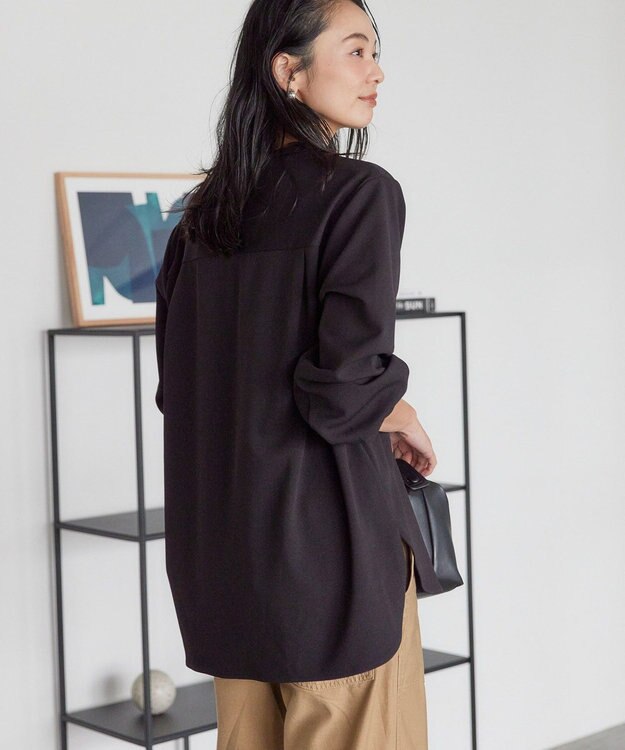 AMERICAN HOLIC バックタックロングプルオーバー Black