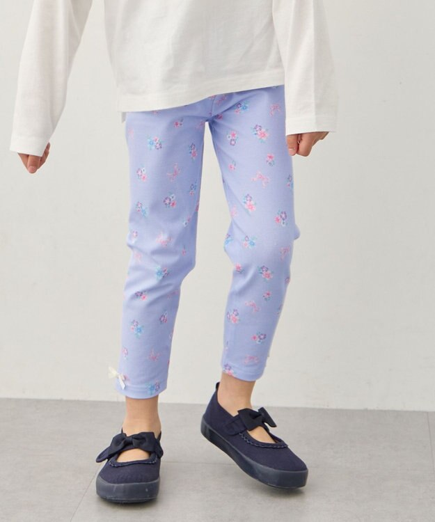 ANY KIDS 総柄フルレングス レギンス 花柄