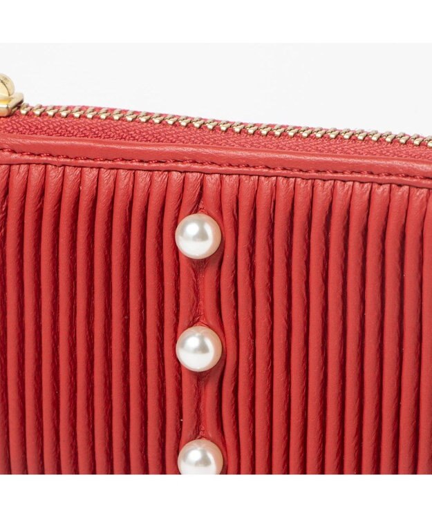 UNBILLION ペルケ perche / シーププリーツスマートキーケース レッド