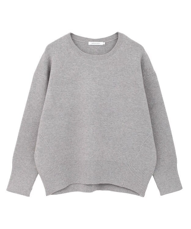 AMERICAN HOLIC バイパチ前振りニットプルオーバー Gray Mixture