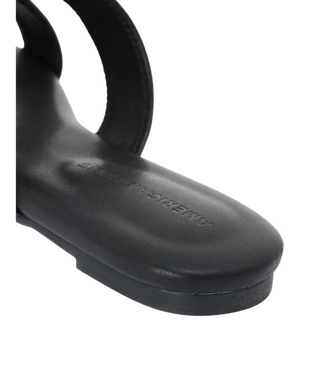 AMERICAN HOLIC カットアウトトングサンダル Black