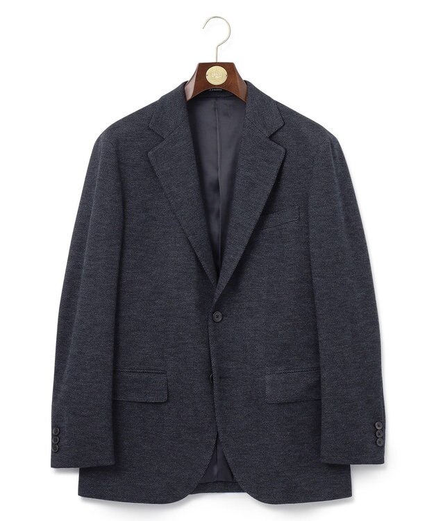 J.PRESS MEN 【セットアップ対応】SOFAニット ハイグレードジャージ ジャケット ネイビー系8