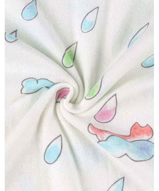 tsumori chisato SLEEP ツモリチサト パジャマ 長袖 長ズボン ルームウェア 綿混(本体) 接結天竺素材 ソフトな風合い 上下セット かぶりタイプ tsumori chisato SLEEP UDX555 /ワコール アイボリー