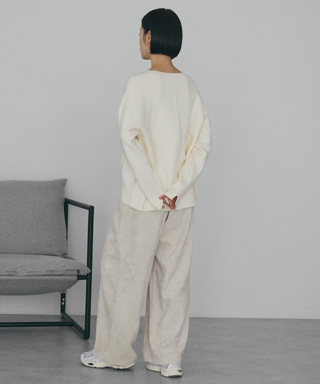 AMERICAN HOLIC バイパチ前振りニットプルオーバー Ivory