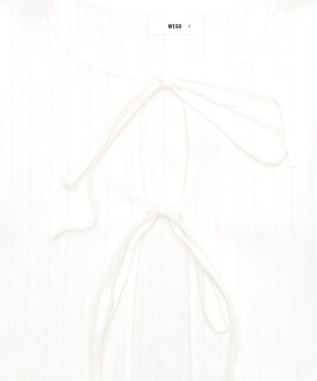 WEGO キャミセットリボンカーディガン オフホワイト