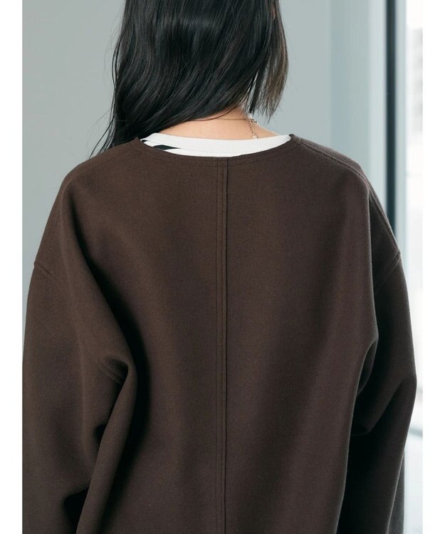 AMERICAN HOLIC 圧縮ポンチスキッパープルオーバー Brown