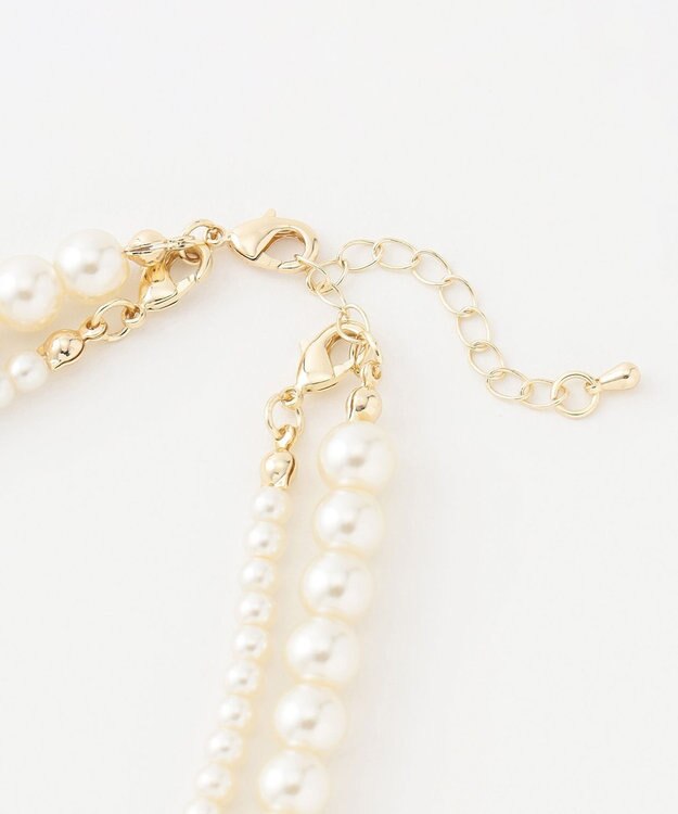 ANY SIS 【2WAY】パール調 ネックレス キスカ