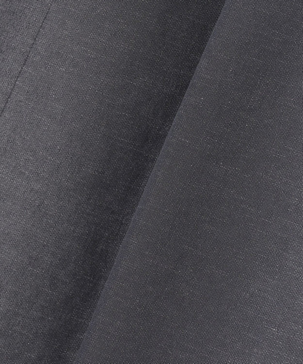 J.PRESS LADIES L 【洗える・吸水速乾・接触冷感】リネンツイル スカート ブラックシャンブレー系