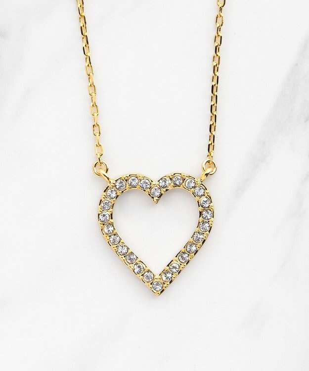 TOCCA WISH IN HEART NECKLACE ネックレス ゴールド系