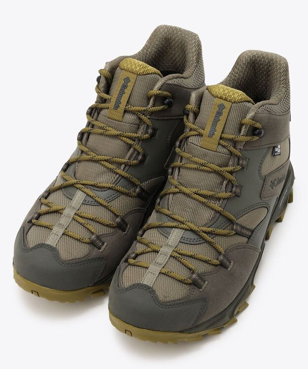 Columbia Columbia/ セイバー シックス ミッド アウトドライ ワイド /コロンビア Stone Green Mossy Green