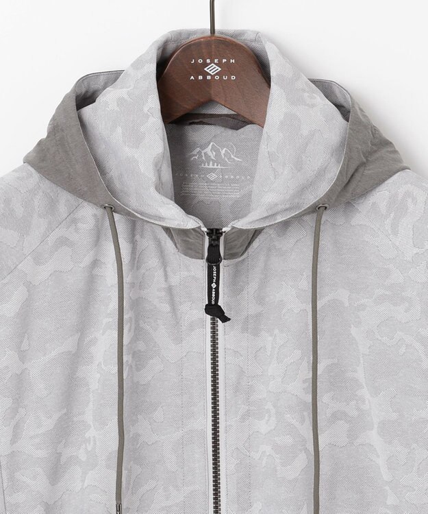 JOSEPH ABBOUD MOUNTAIN 【UNISEX】クールスキンガードカモ パーカー ライトグレー系7