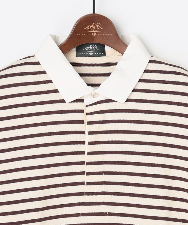 JOSEPH ABBOUD MOUNTAIN 【テーム・ヤルヴィモチーフ】ラガーシャツ ダークブラウン系1