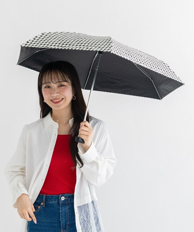 earth music&ecology earth×Wpc.コンパクト日傘 Black
