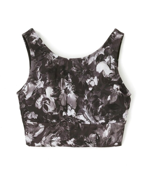 San-ai Resort（三愛水着楽園） 【水陸両用】　プリントブラトップ　M・L　【Reir（レイール）】 ブラック