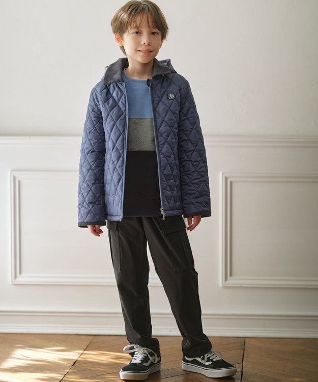 J.PRESS KIDS 【140-170cm】COMBI トリコロール トレーナー ブルー系2