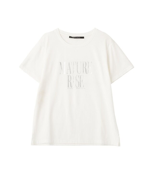 YECCA VECCA 【接触冷感】メッセージロゴTee A