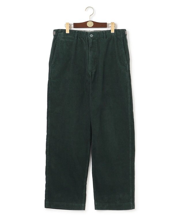 J.PRESS MEN 【NYUZELESS】コットンコーデュロイ イージーパンツ グリーン系