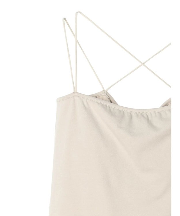 Green Parks カップ付き天竺インナー Light Beige