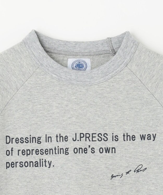 J.PRESS KIDS 【140-170cm】ラグランＴシャツ グレー系