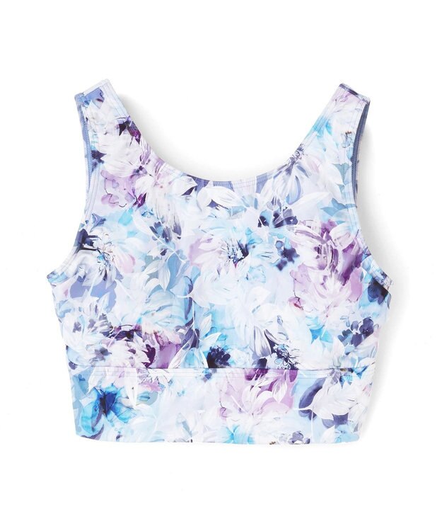 San-ai Resort（三愛水着楽園） 【水陸両用】　プリントブラトップ　M・L　【Reir（レイール）】 ブルー