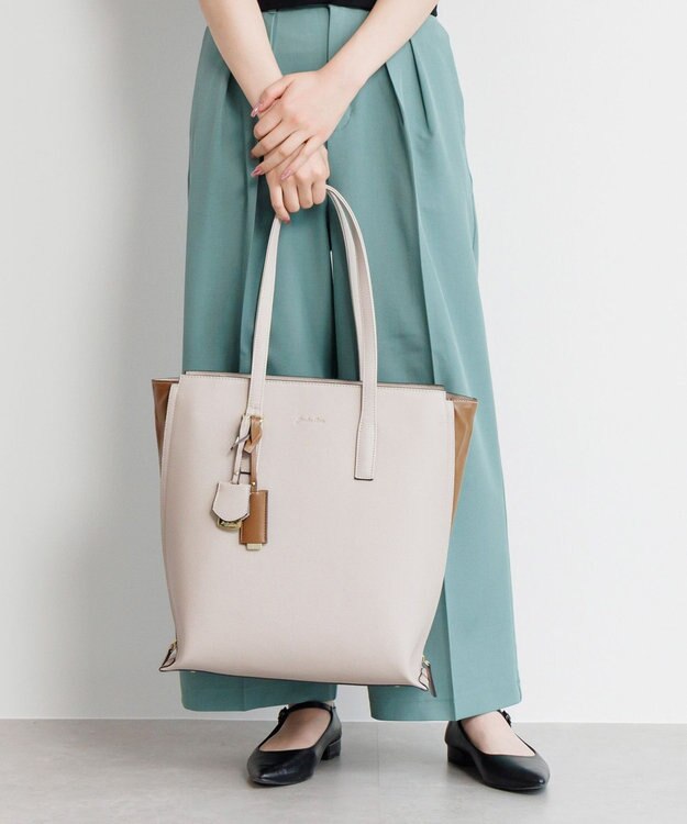 ACE BAGS & LUGGAGE Jewelna Rose OLバッグ・セレム  縦型トートバッグ A4サイズ 16190 ジュエルナローズ cs オフホワイト