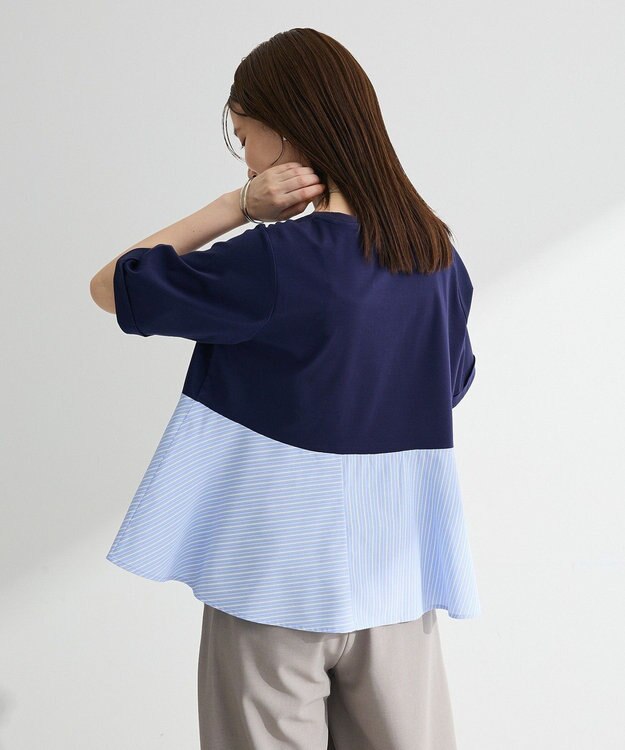Green Parks 華やぎカットソー（アシメヘム） Off White