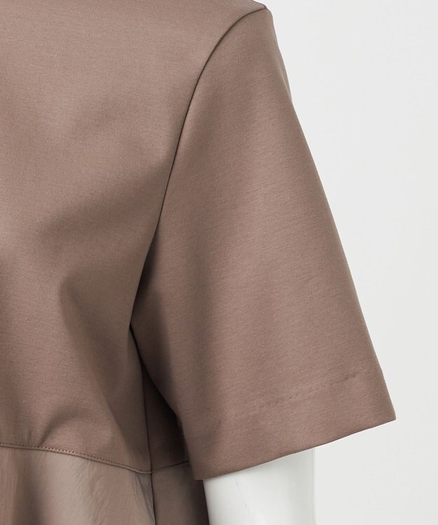 23区 S 【R(アール)】ハイゲージポンチジャージー カットソー グレージュ系