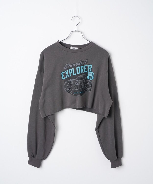 WEGO ヴィンテージライクショートスウェット 柄2